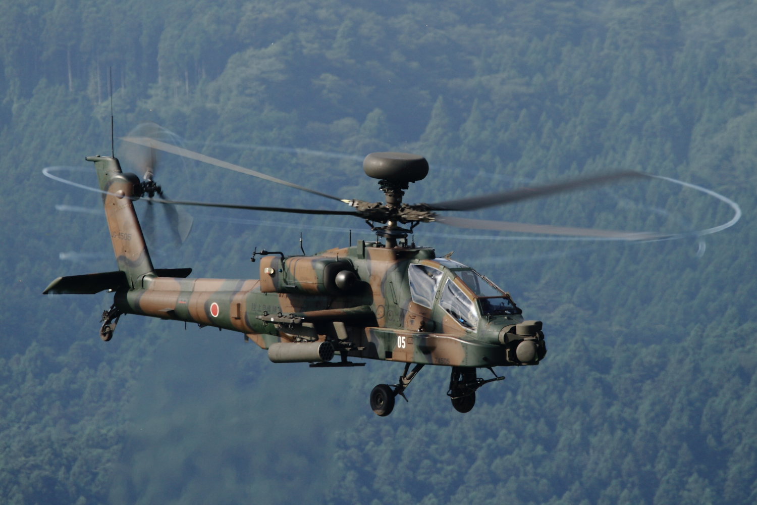 SokuUp :: 総火演予行 ヘリコプター 軍用機 陸上自衛隊 AH64D アパッチ