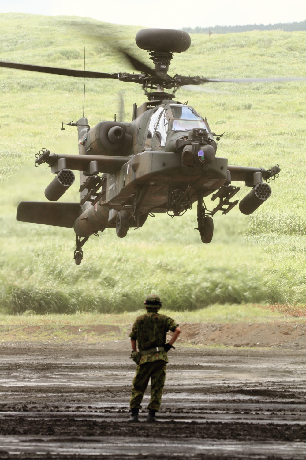 Sokuup 総火演予行 ヘリコプター 軍用機 陸上自衛隊 Ah 64d アパッチ