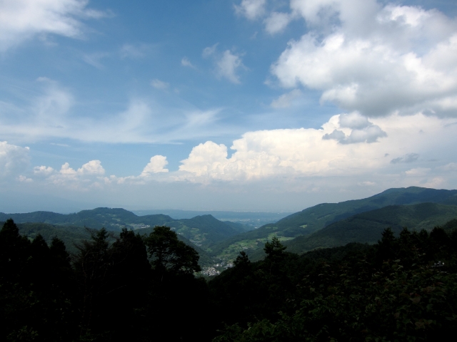 soku_02239.jpg :: PowerShotS95 自然 風景 空 雲 山 塩沢峠 