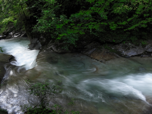 soku_02726.jpg :: PowerShotS95 自然 風景 川 河川 水分 西沢渓谷 