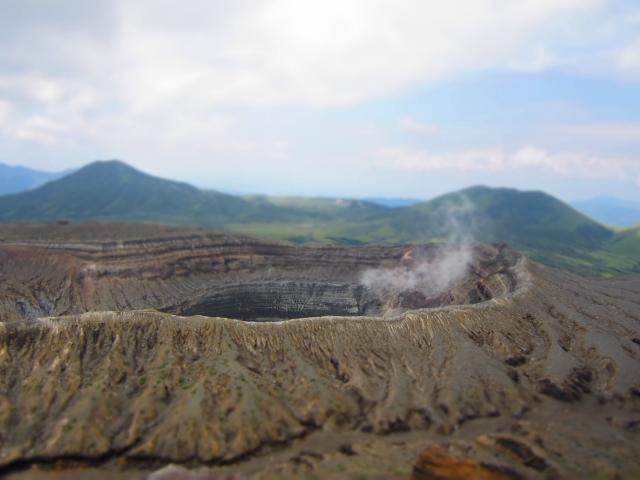 soku_02741.jpg :: 自然 風景 山 岩山 阿蘇山 