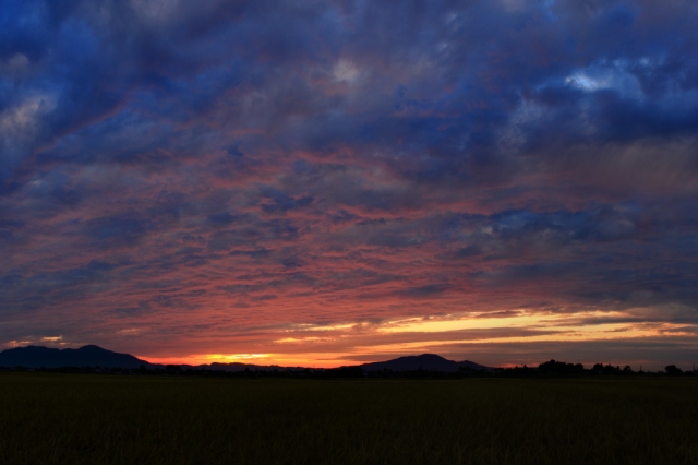 soku_02953.jpg :: 自然 風景 夕日 夕焼け 日没 by Niigata 