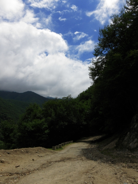 soku_03066.jpg :: PowerShotS95 自然 風景 空 雲 西沢渓谷 