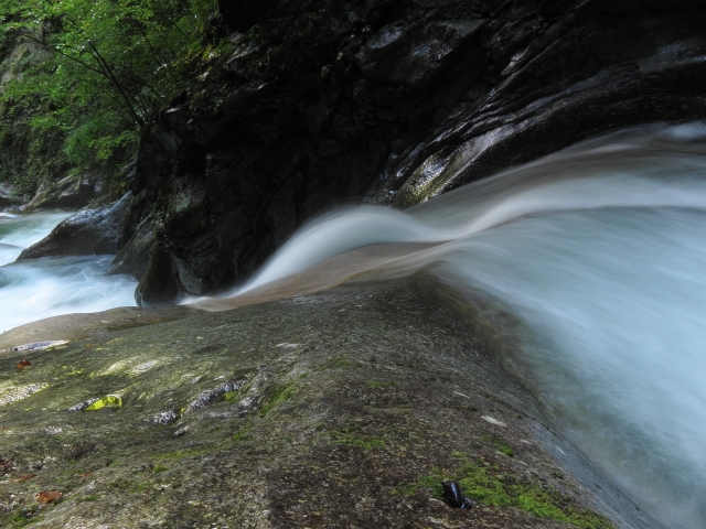 soku_03119.jpg :: PowerShotS95 自然 風景 川 河川 水分 西沢渓谷 