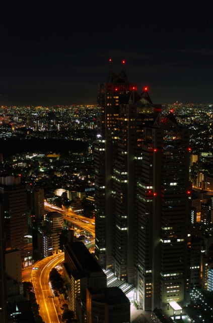 soku_03325.jpg :: 建築 建造物 高層ビル 夜景 