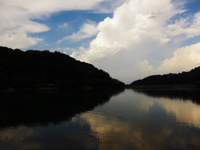 soku_03705.jpg :: PowerShotS95 自然 風景 湖 水分 大塩湖 