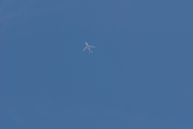 soku_05791.jpg :: 乗り物 交通 航空機 飛行機 風景 自然 空 青空 