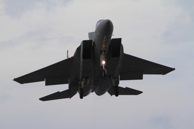 soku_06011.jpg :: 乗り物 交通 航空機 飛行機 航空自衛隊 戦闘機 F.15J 