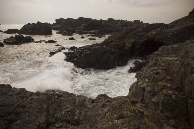 soku_06028.jpg :: 風景 自然 海 波 磯 