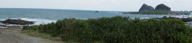 soku_06468.jpg :: 台湾旅行記 風景 自然 海 海岸 スイングパノラマ 