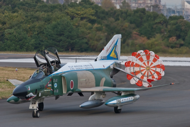 soku_07162.jpg :: 乗り物 交通 航空機 飛行機 偵察機 RF.4EJ ファントムII 記念塗装 