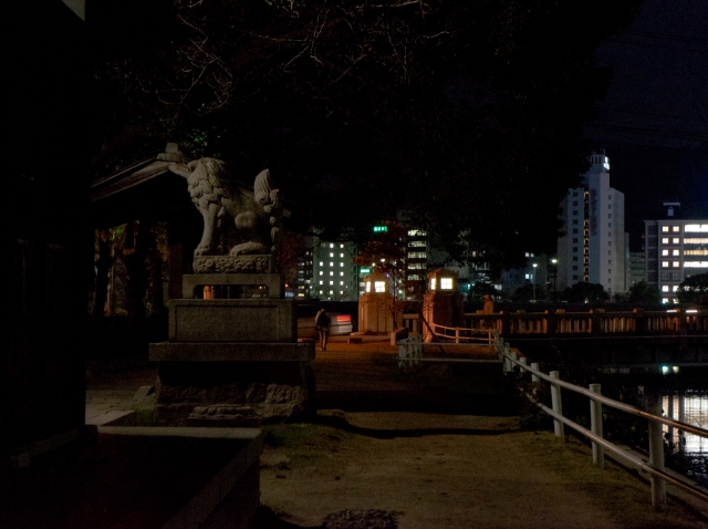 soku_07321.jpg :: 建築 建造物 街並み 神社仏閣 狛犬 