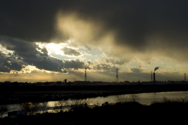 soku_07613.jpg :: 風景 自然 空 暗雲 