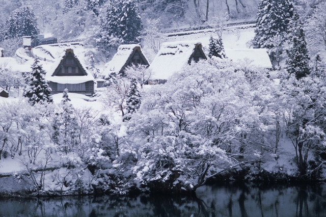 soku_08041.jpg :: 五箇山 風景 自然 雪景色 
