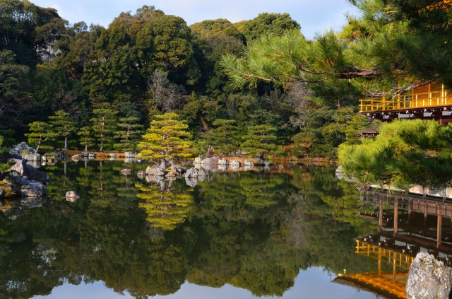 soku_08558.jpg :: 京都 金閣寺 庭園 日本庭園 