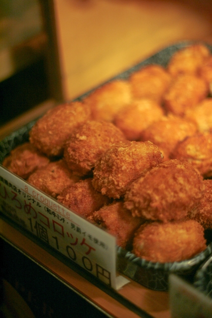 soku_09165.jpg :: 食べ物 和食 揚げ物 コロッケ 