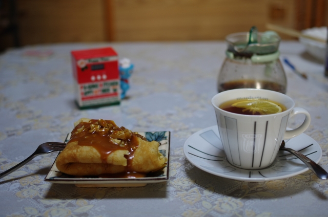 soku_09300.jpg :: 食べ物 お菓子 デザート スイーツ ホットケーキ ティータイム おやつの時間 