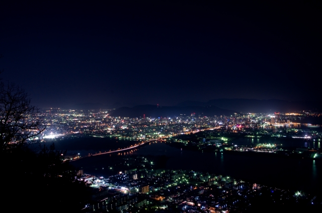 soku_09853.jpg :: 夜景 風景 街並み 郊外の風景 