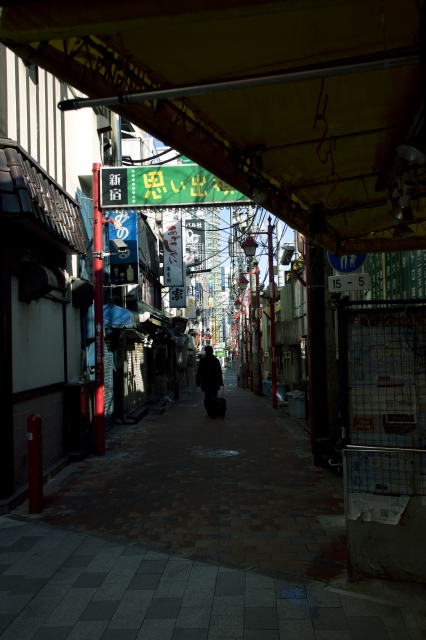 soku_10800.jpg :: 風景 街並み 都市の風景 路地裏 新宿 思い出横丁 