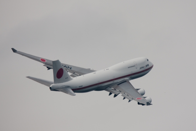 soku_11275.jpg :: 乗り物 交通 航空機 飛行機 輸送機 B.747(日本国政府専用機) 