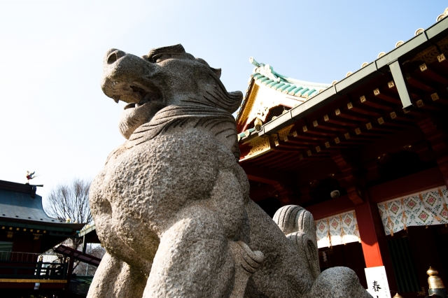soku_13675.jpg :: 建築 建造物 神社 狛犬 