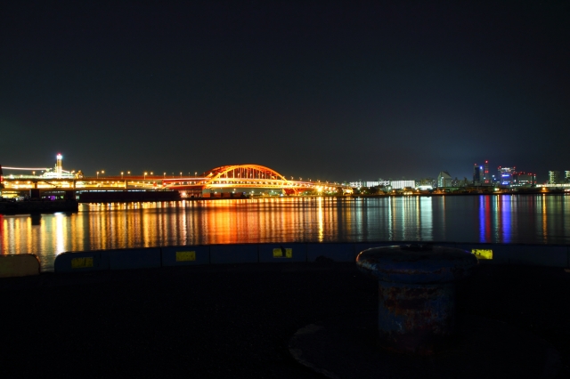 soku_14618.jpg :: 建築 建造物 夜景 橋 