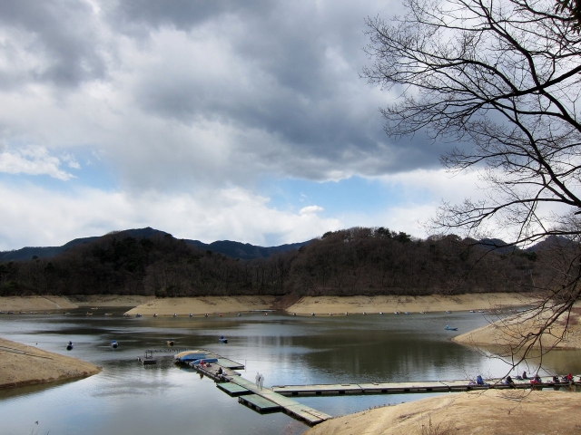 soku_14660.jpg :: PowerShotS95 風景 自然 水分 湖 三名湖 HDR 釣り乙w 分身の術(?) 