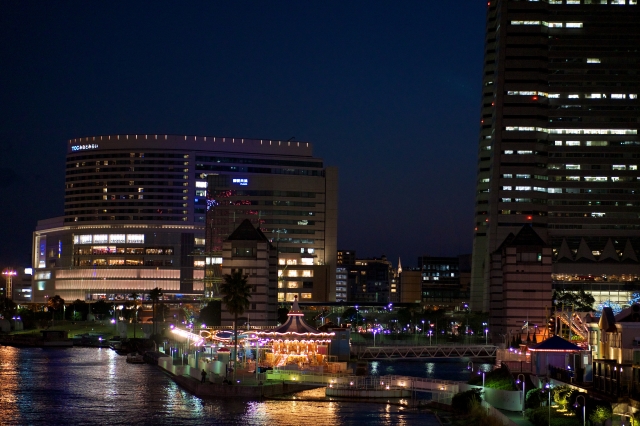 soku_14754.jpg :: 風景 街並み 都市の風景 夜景 みなとみらい 横浜 
