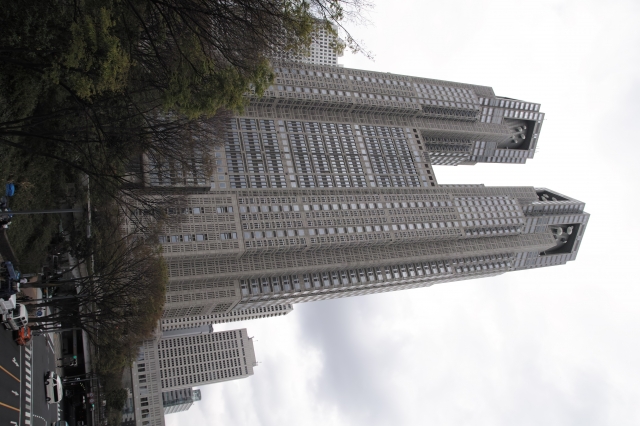 soku_14793.jpg :: 建築 建造物 高層ビル 東京都庁 