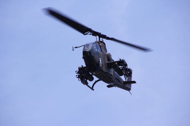 soku_15247.jpg :: 陸上自衛隊 飛行機 ヒコーキ 回転翼 対戦車ヘリコプター AH.1S コブラ 