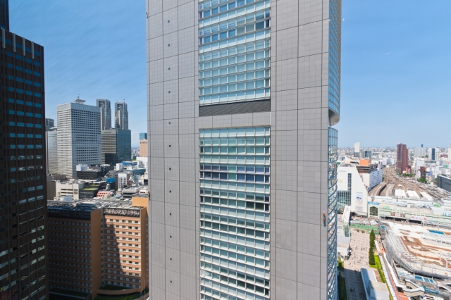 soku_16045.jpg :: 新宿 ビル 駅 俯瞰 都市の風景 
