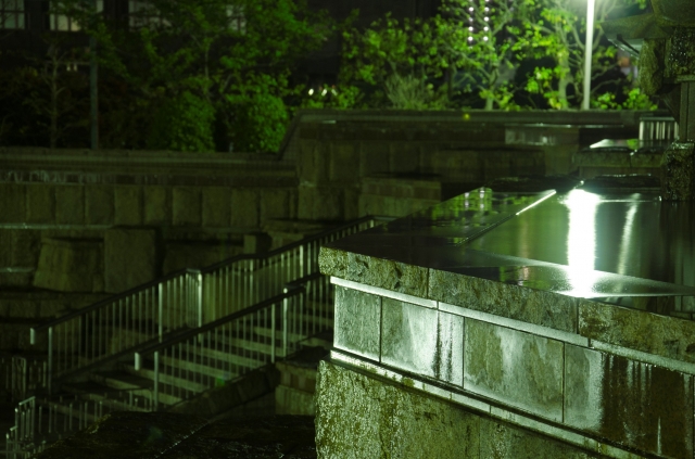 soku_16269.jpg :: 夜景 水分 階段 
