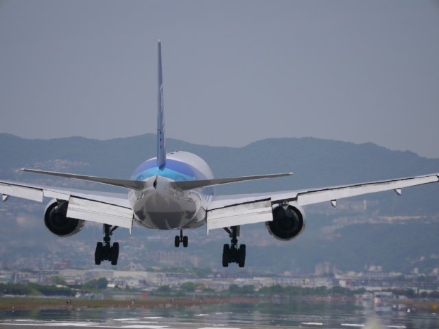 soku_16500.jpg :: 大阪国際空港 伊丹空港 着陸 飛行機 