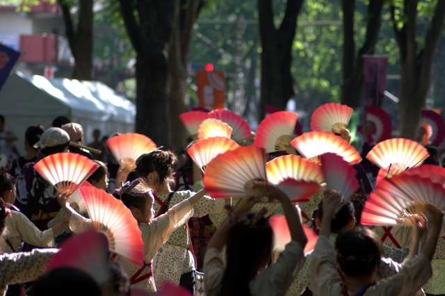 soku_16520.jpg :: 祭り 仙台 青葉まつり 人物 子供 少女 女の子 踊り 