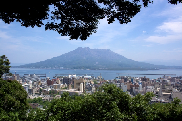 soku_16637.jpg :: 風景 自然 山 海 桜島 鹿児島 