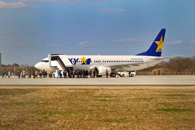 soku_16886.jpg :: 乗り物 交通 航空機 飛行機 茨城空港 開港 