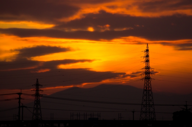 soku_17861.jpg :: 風景 自然 空 風景 夕焼け 