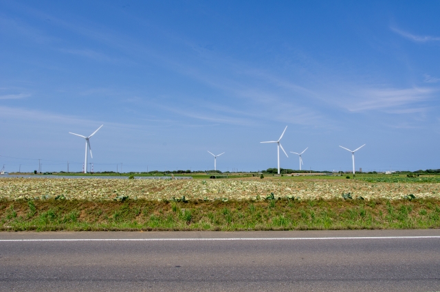 soku_18060.jpg :: 建築 建造物 風車 風力発電 