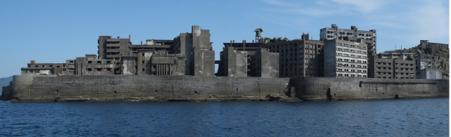 soku_18710.jpg :: 軍艦島 建築 建造物 廃墟 