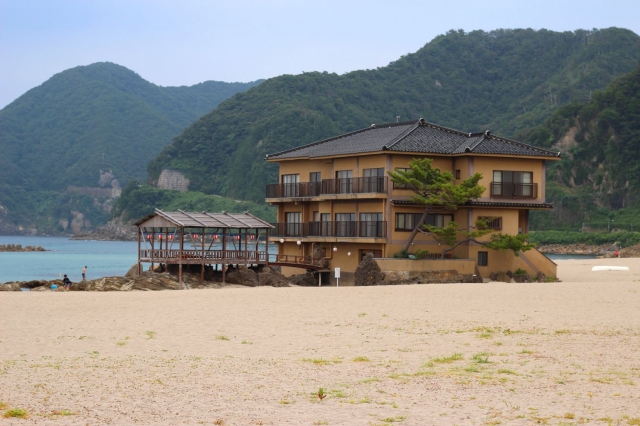 soku_19308.jpg :: 風景 自然 海 ビーチ 砂浜 旅館 