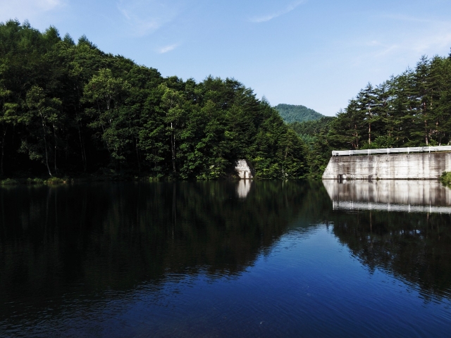 soku_19338.jpg :: PowerShotS95 風景 自然 水分 コンデジ埼玉 lock 加和志湖 湖 