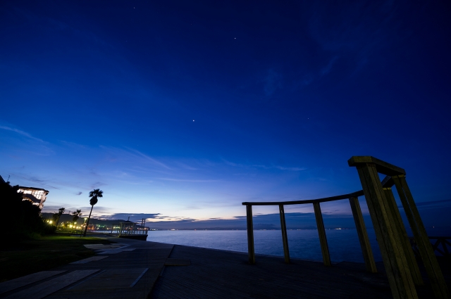 soku_19775.jpg :: 風景 自然 空 日の出前 ブルーアワー 