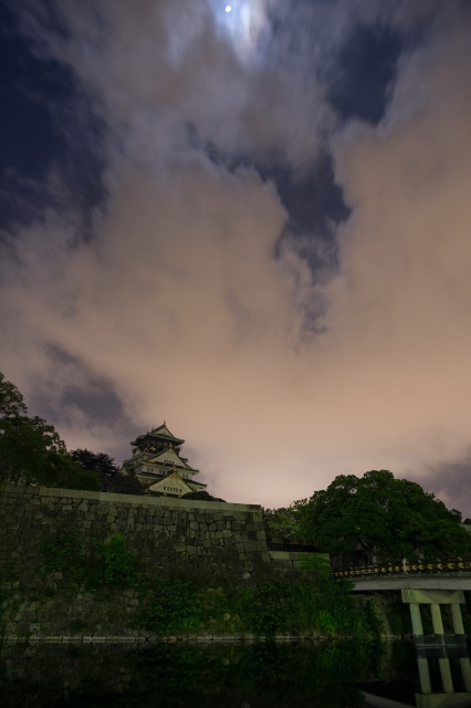 soku_20511.jpg :: 夜景 建築 建造物 城 風景 自然 空 雲 