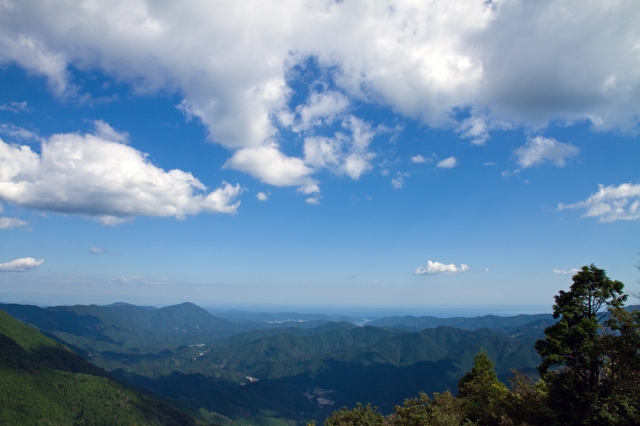 soku_21040.jpg :: 風景 自然 山 空 青空 雲 