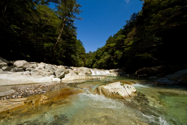 soku_21087.jpg :: 風景 自然 川 清流 面河渓谷 