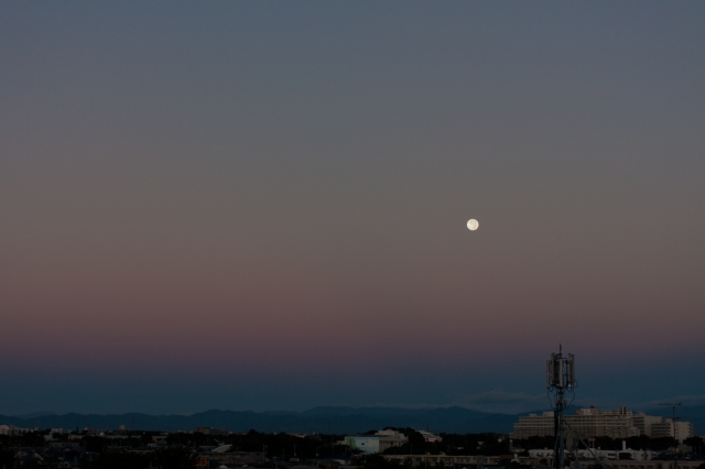soku_21491.jpg :: 満月 中秋 月の入り 空 風景 
