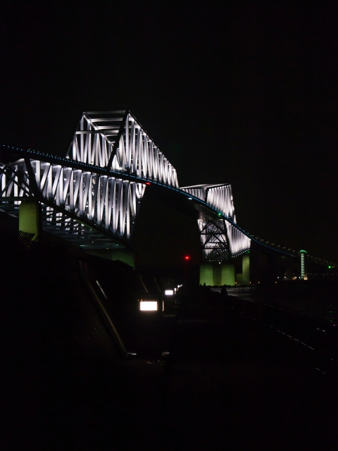 soku_22003.jpg :: 建築 建造物 橋 風景 街並み ランドマーク 東京ゲートブリッジ 夜景 