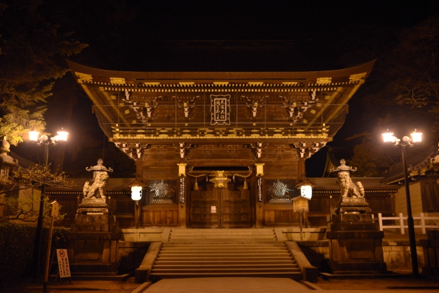 soku_26022.jpg :: 建築 建造物 神社仏閣 夜景 