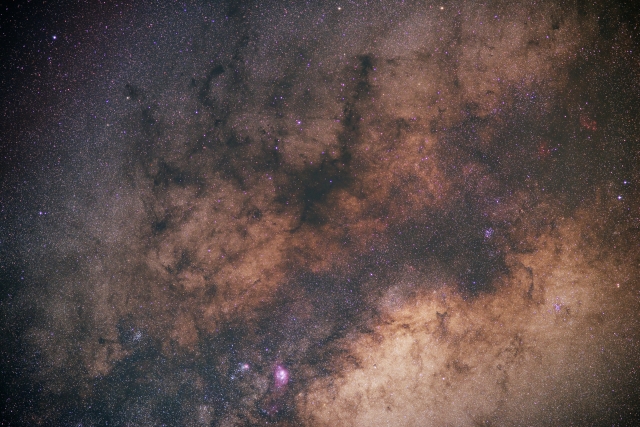 soku_27396.jpg :: 風景 自然 天体 星空 天の川 干潟星雲の南側 