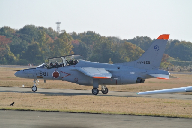soku_29264.jpg :: 乗り物 交通 航空機 飛行機 軍用機 練習機 T.4(中等練習機) 